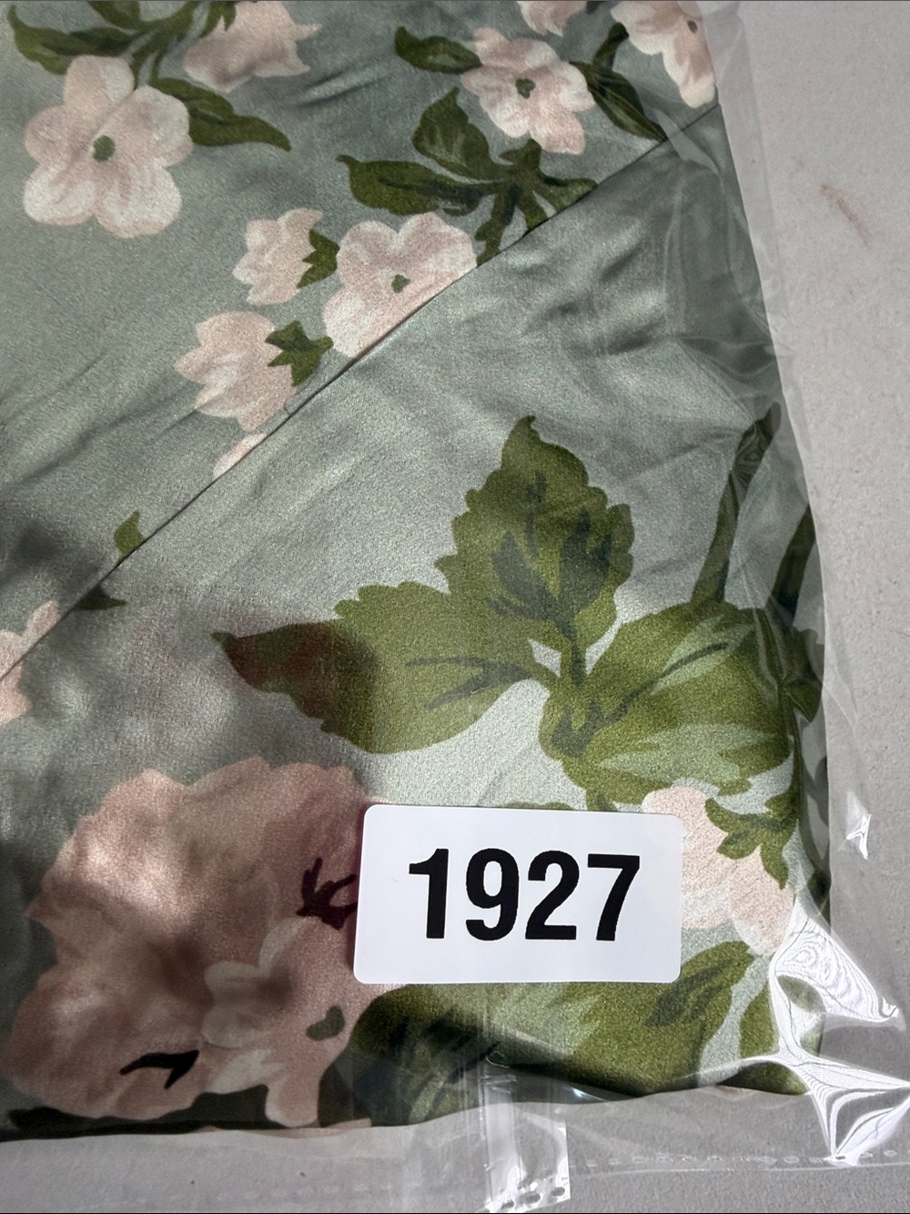 Reformation Anais Floral Silk Dress Tarragon Green Size 4 NWT - Picture 9 of 9